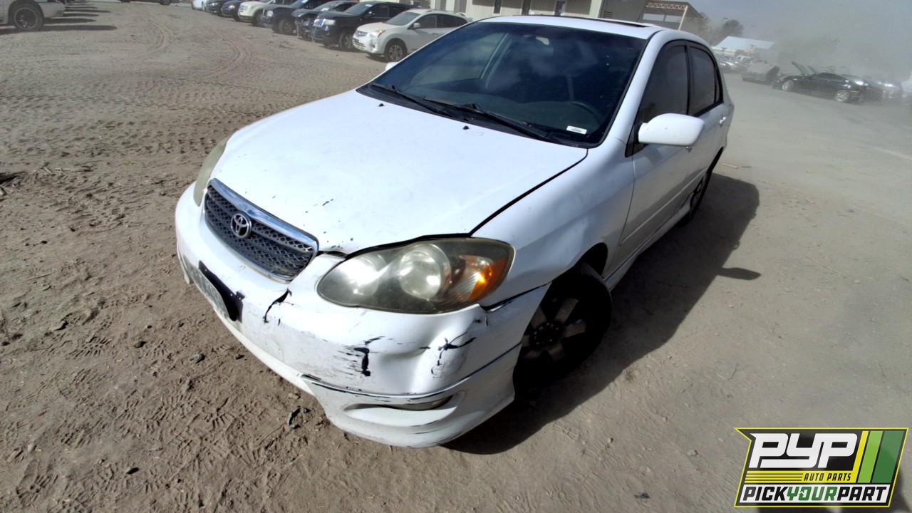 2008 TOYOTA COROLLA partes disponibles