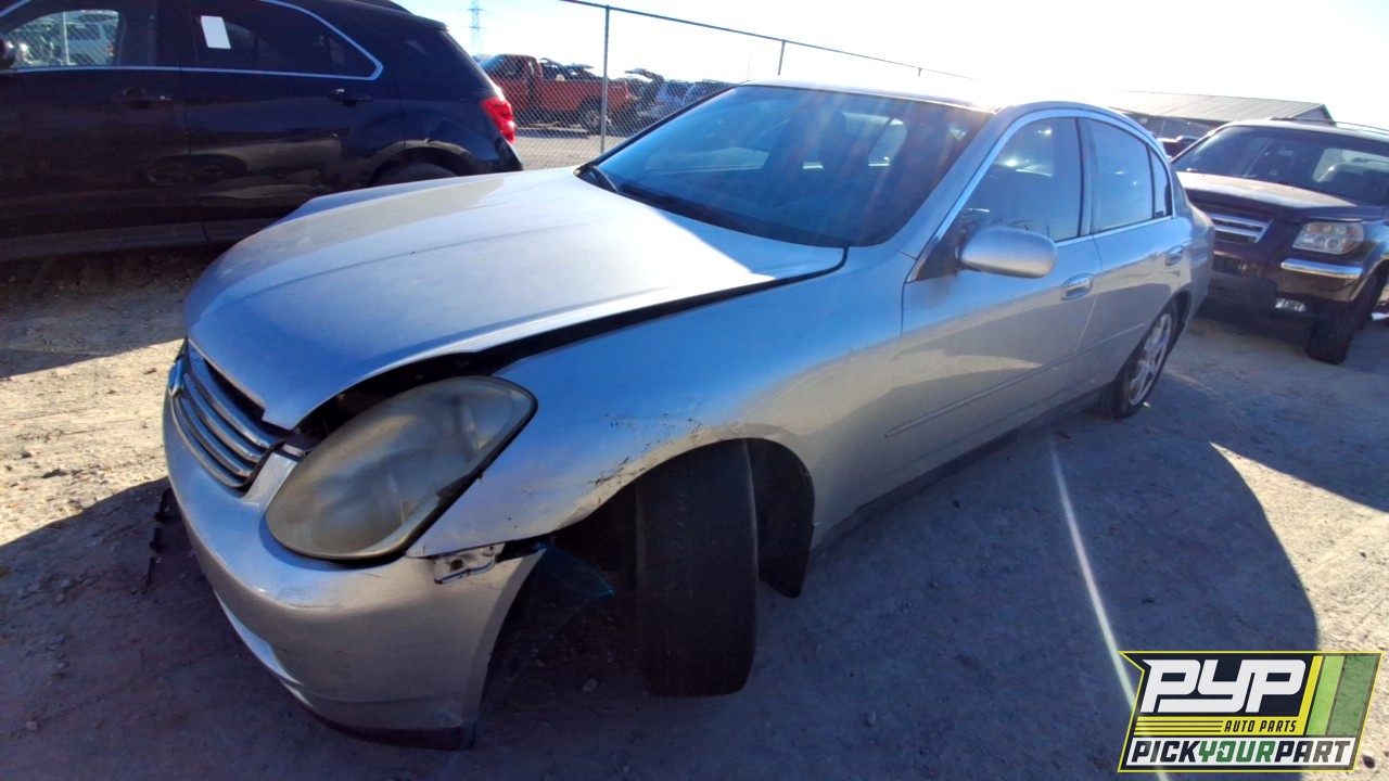 2003 INFINITI G35 available for parts