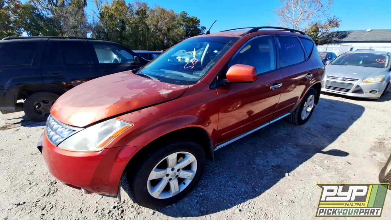 2006 NISSAN MURANO partes disponibles
