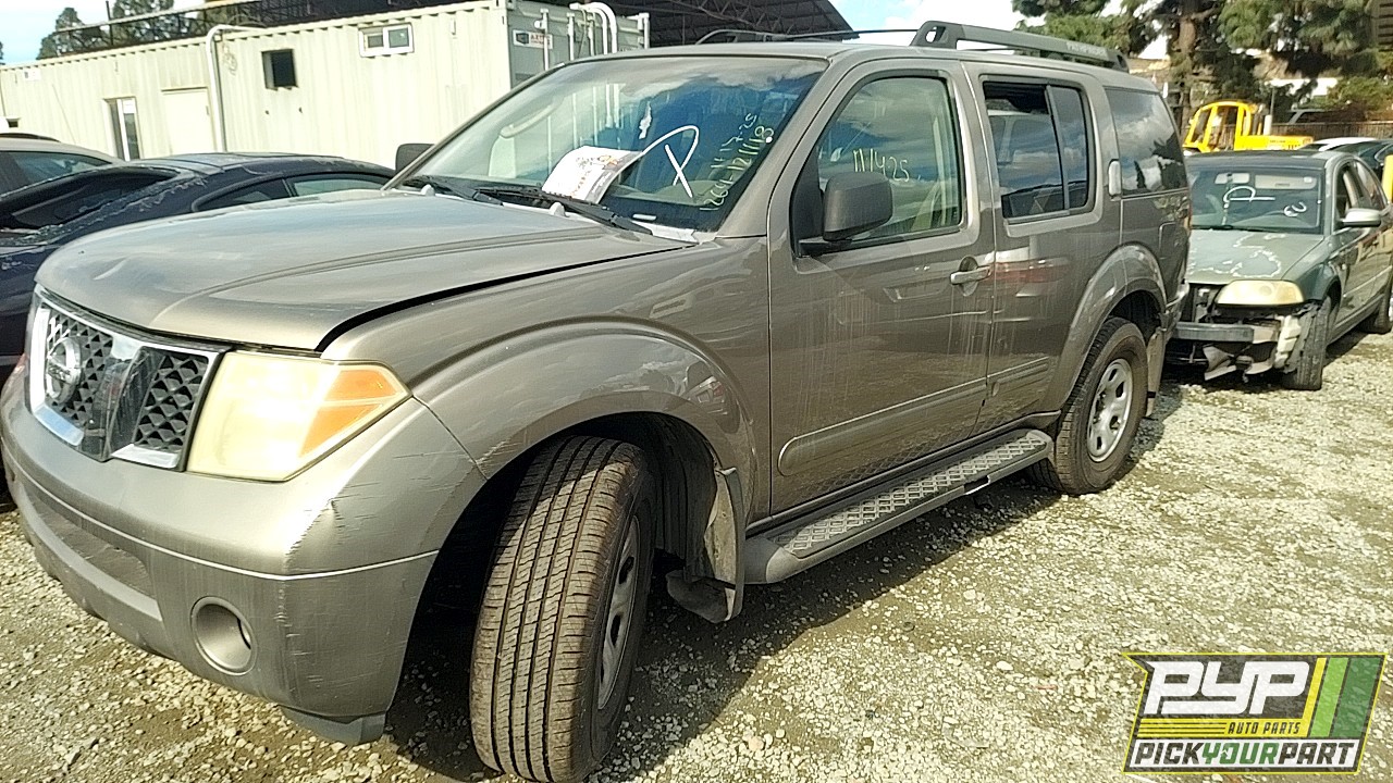2005 NISSAN PATHFINDER partes disponibles