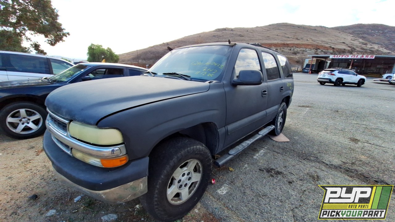 2004 CHEVROLET TAHOE partes disponibles