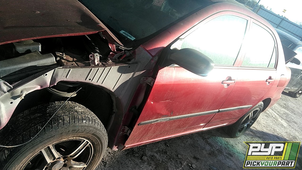 2007 TOYOTA COROLLA partes disponibles