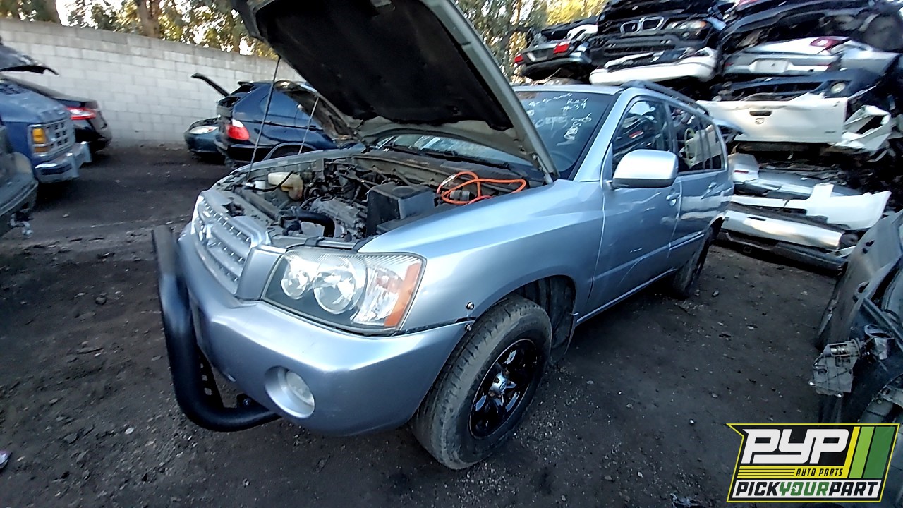 2002 TOYOTA HIGHLANDER partes disponibles