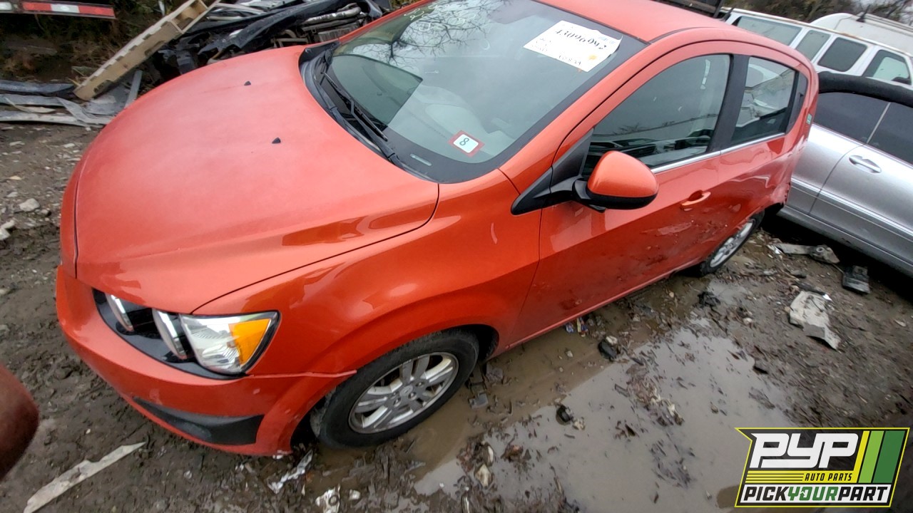 2012 CHEVROLET SONIC partes disponibles