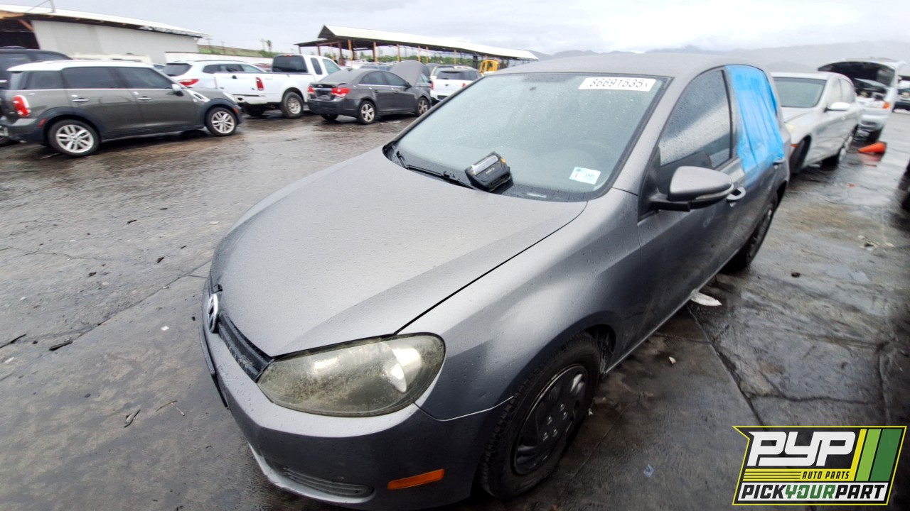 2011 VOLKSWAGEN GOLF partes disponibles