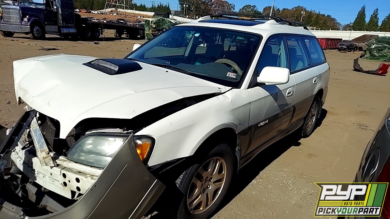 2000 SUBARU OUTBACK partes disponibles