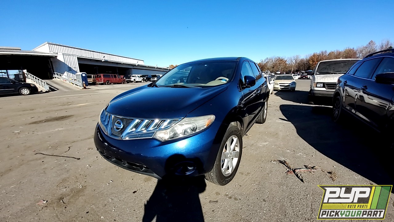 2010 NISSAN MURANO partes disponibles