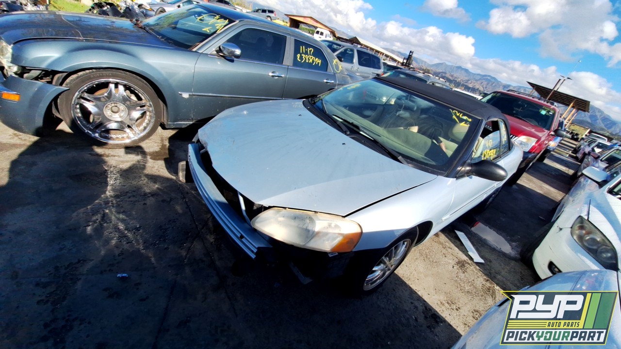 2001 CHRYSLER SEBRING partes disponibles