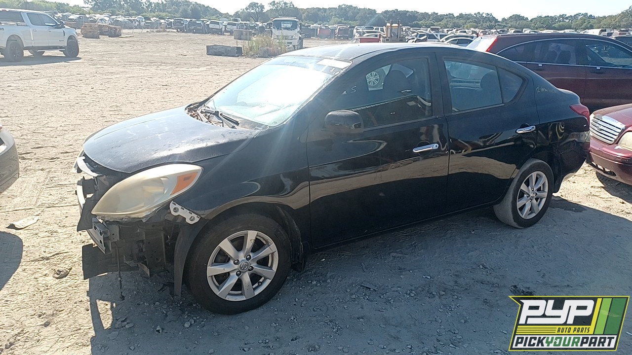 2012 NISSAN VERSA partes disponibles