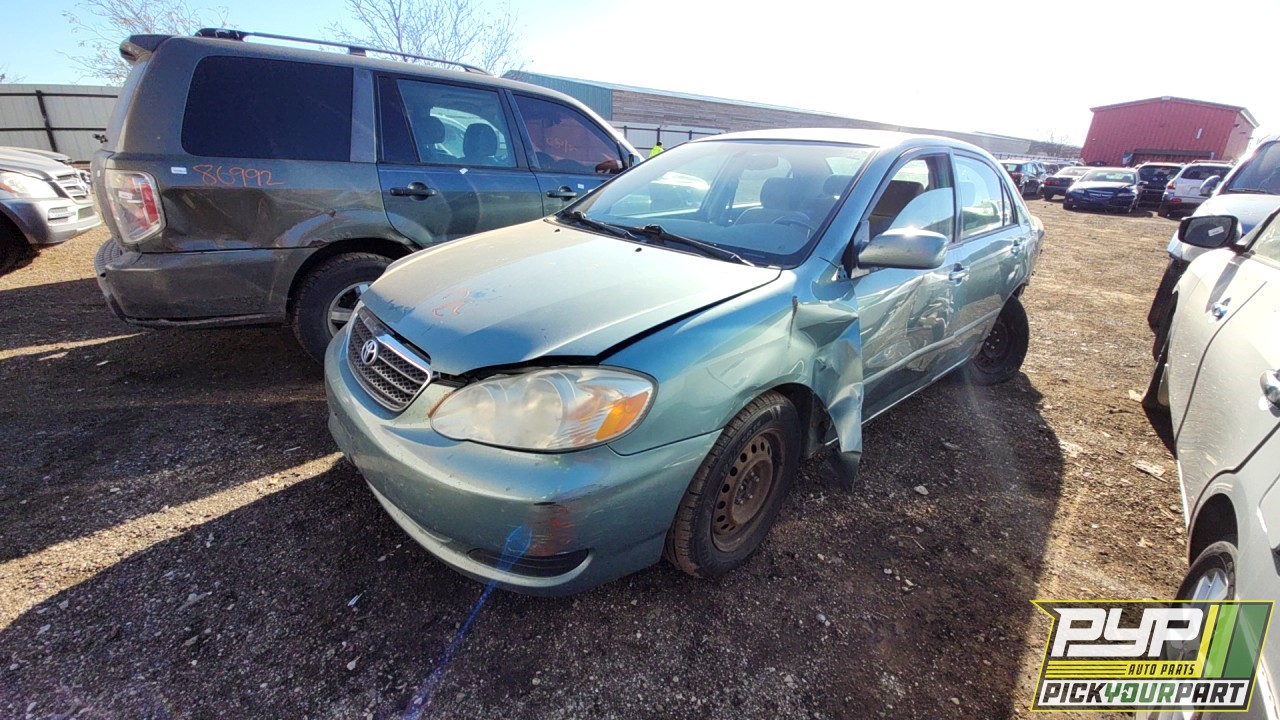 2006 TOYOTA COROLLA partes disponibles