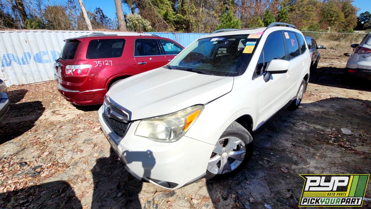 2014 SUBARU FORESTER available for parts
