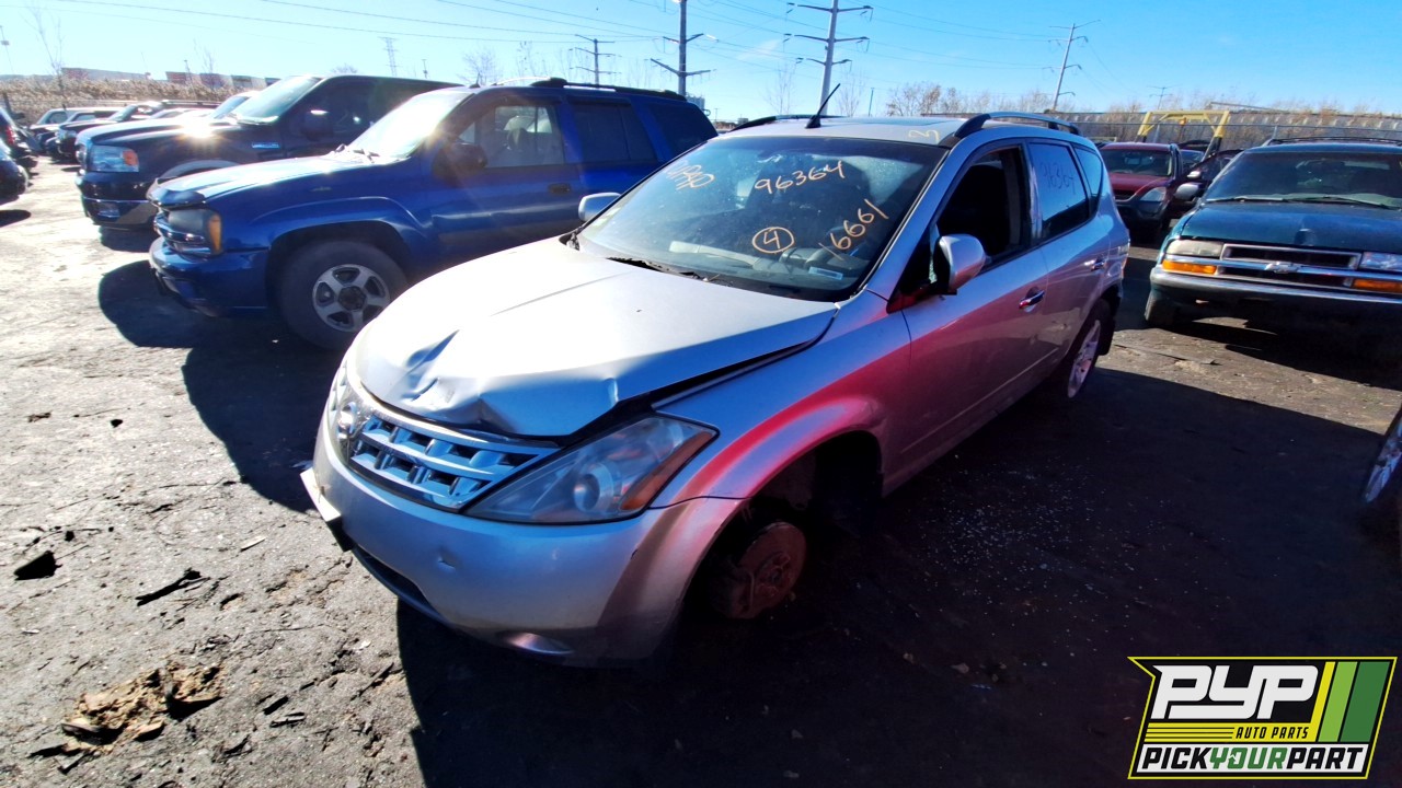 2003 NISSAN MURANO partes disponibles