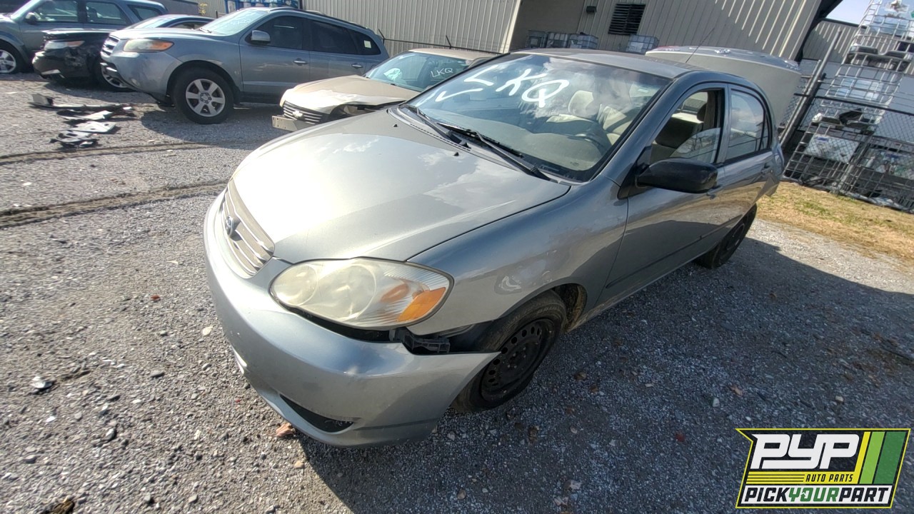 2003 TOYOTA COROLLA partes disponibles