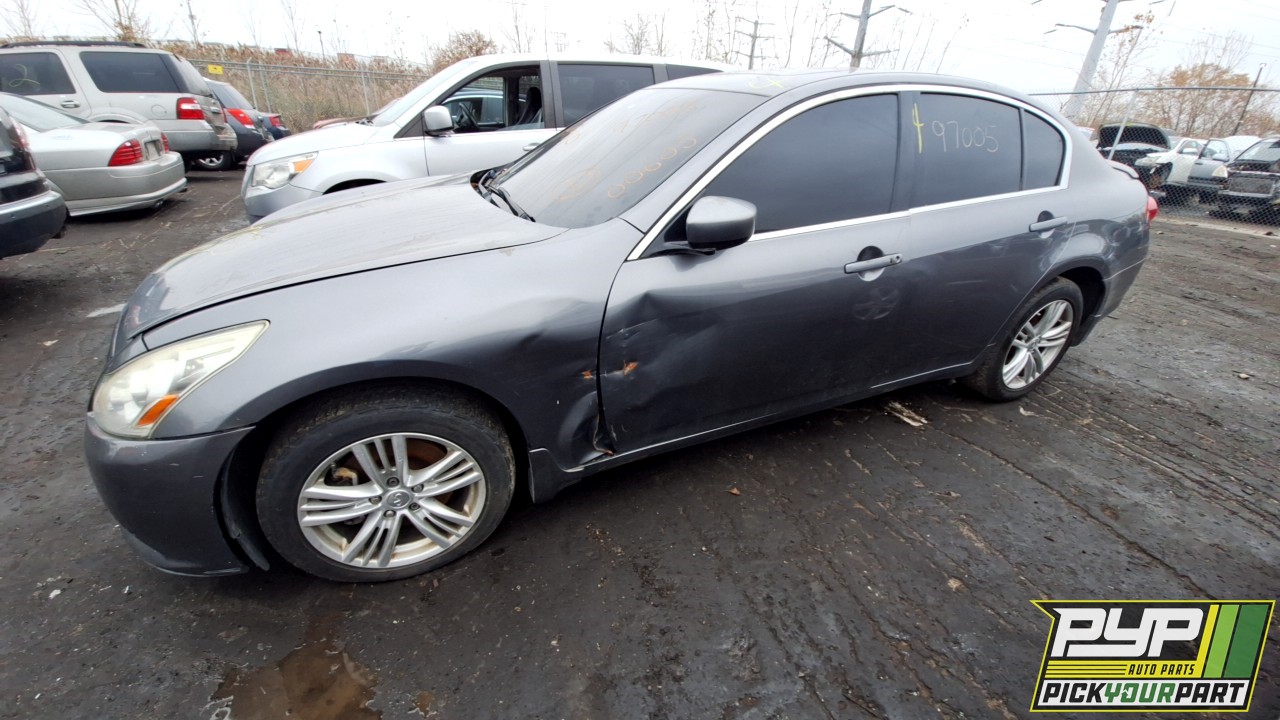 2011 INFINITI G37 partes disponibles