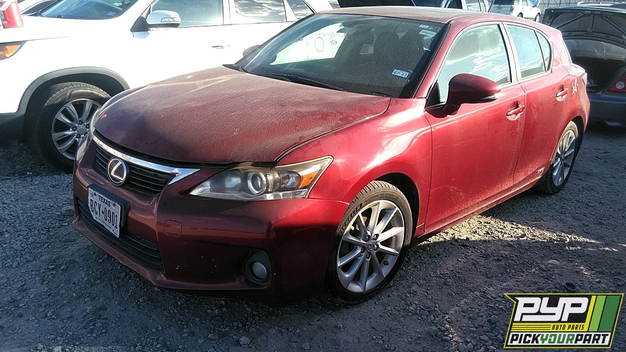 2012 LEXUS CT200H partes disponibles