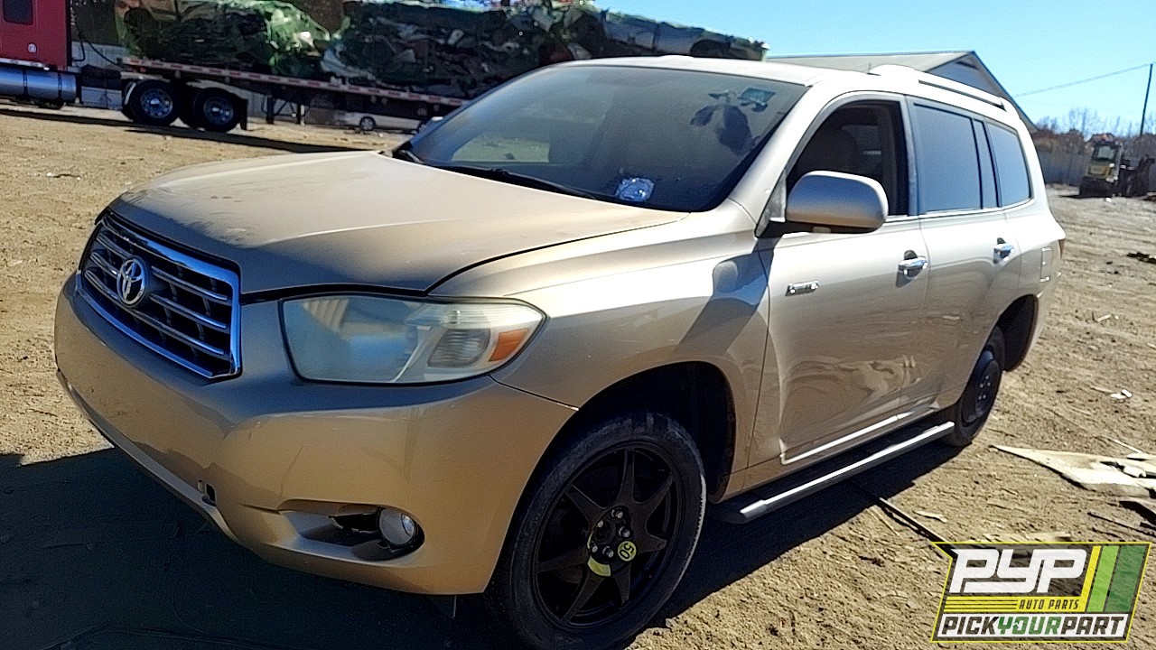 2008 TOYOTA HIGHLANDER partes disponibles