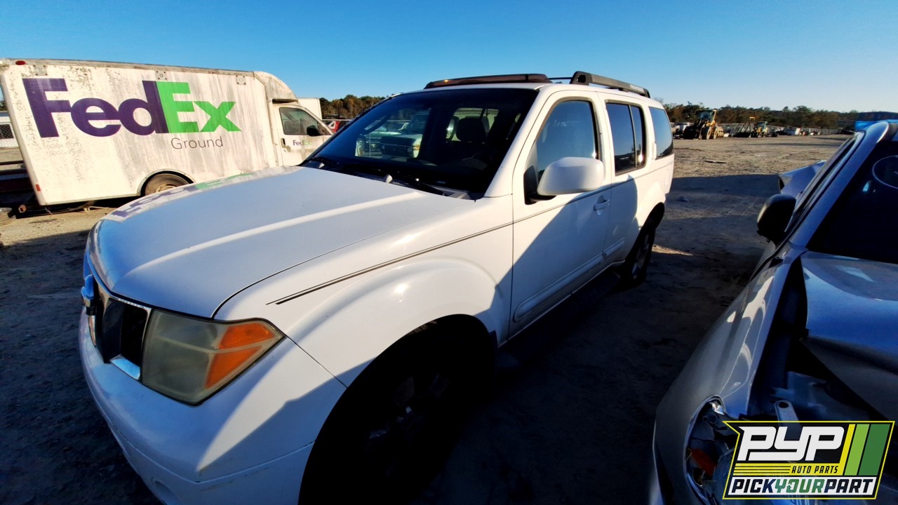 2007 NISSAN PATHFINDER partes disponibles