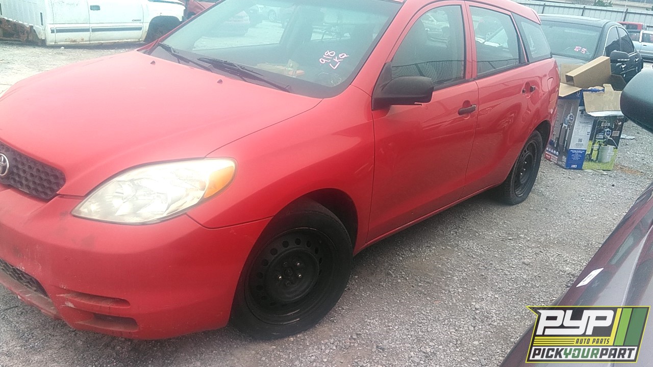 2003 TOYOTA MATRIX partes disponibles