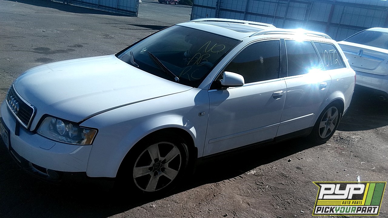 2002 AUDI A4 QUATTRO partes disponibles