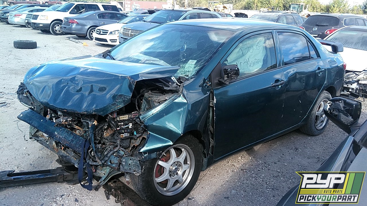 2010 TOYOTA COROLLA partes disponibles
