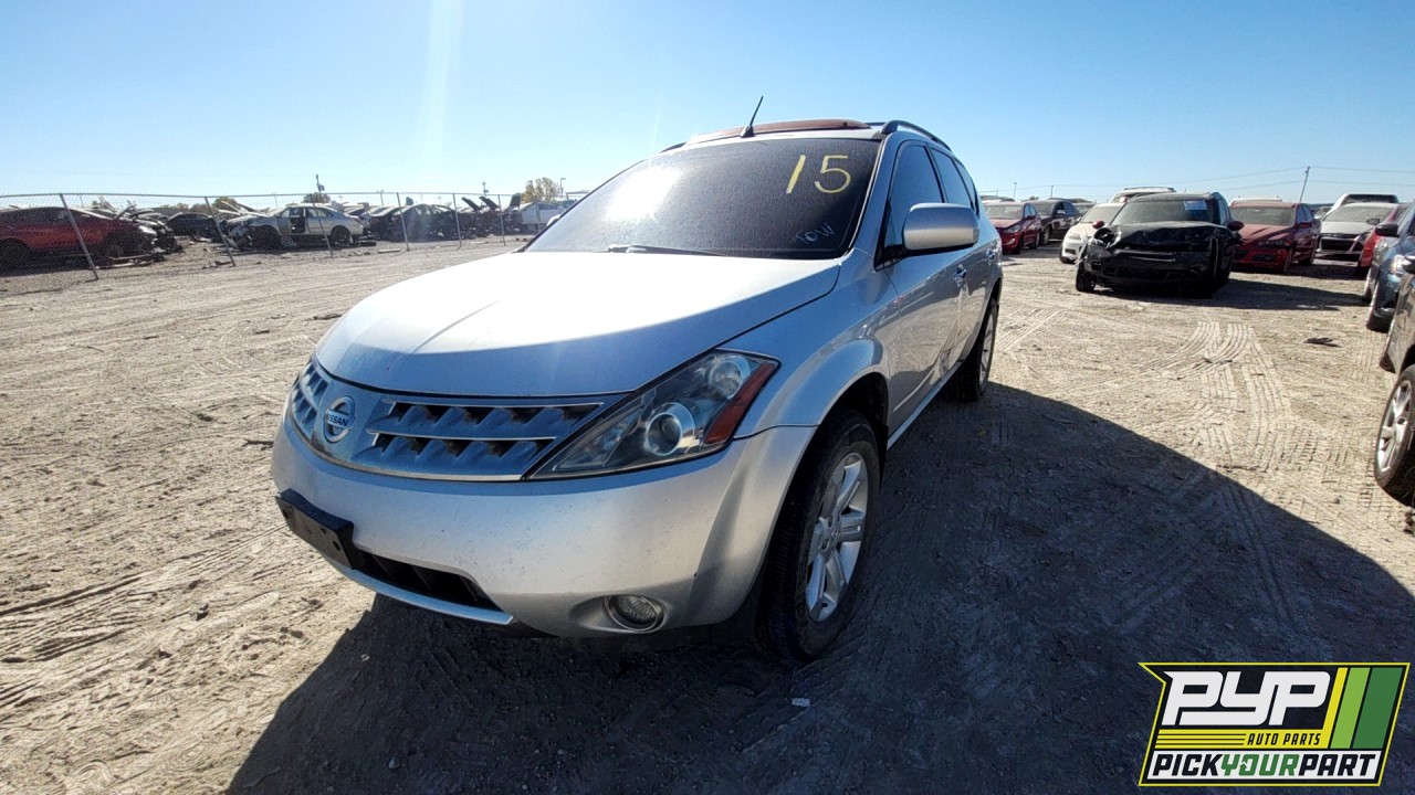 2006 NISSAN MURANO partes disponibles