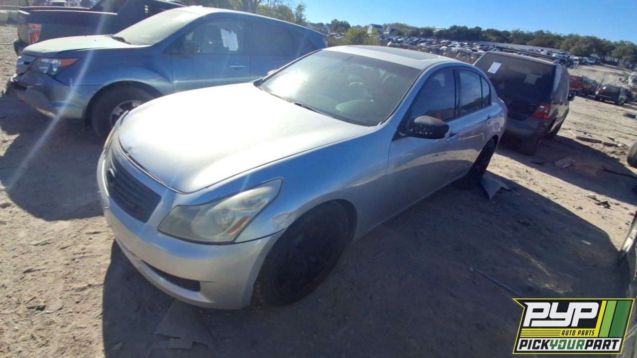 2009 INFINITI G37 partes disponibles