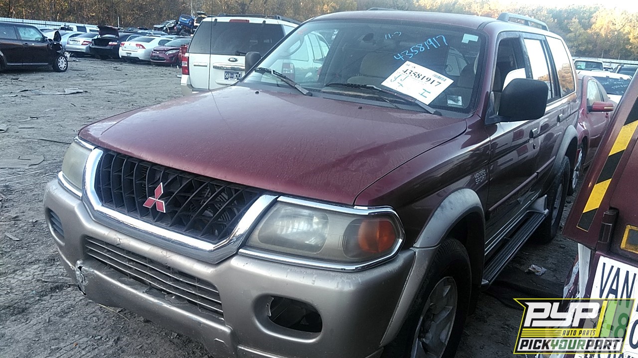 2001 MITSUBISHI MONTERO SPORT partes disponibles