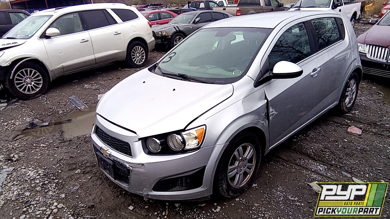 2012 CHEVROLET SONIC partes disponibles