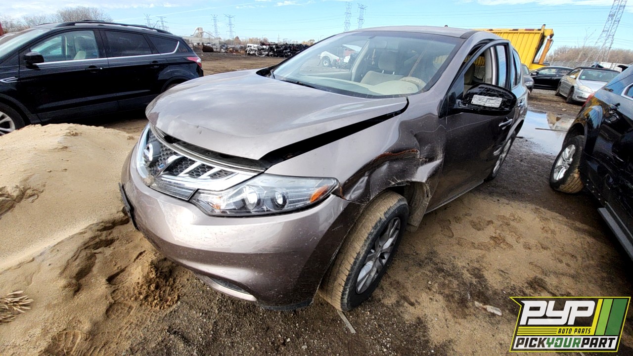 2011 NISSAN MURANO partes disponibles