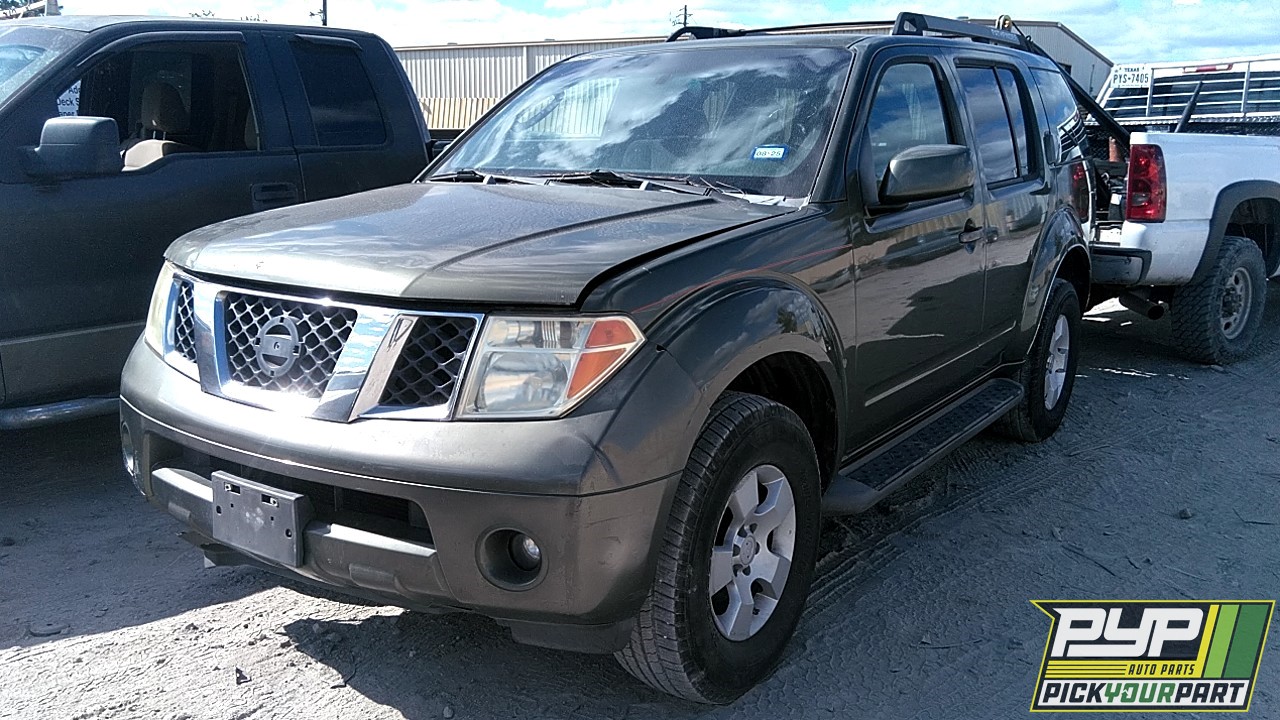 2005 NISSAN PATHFINDER partes disponibles