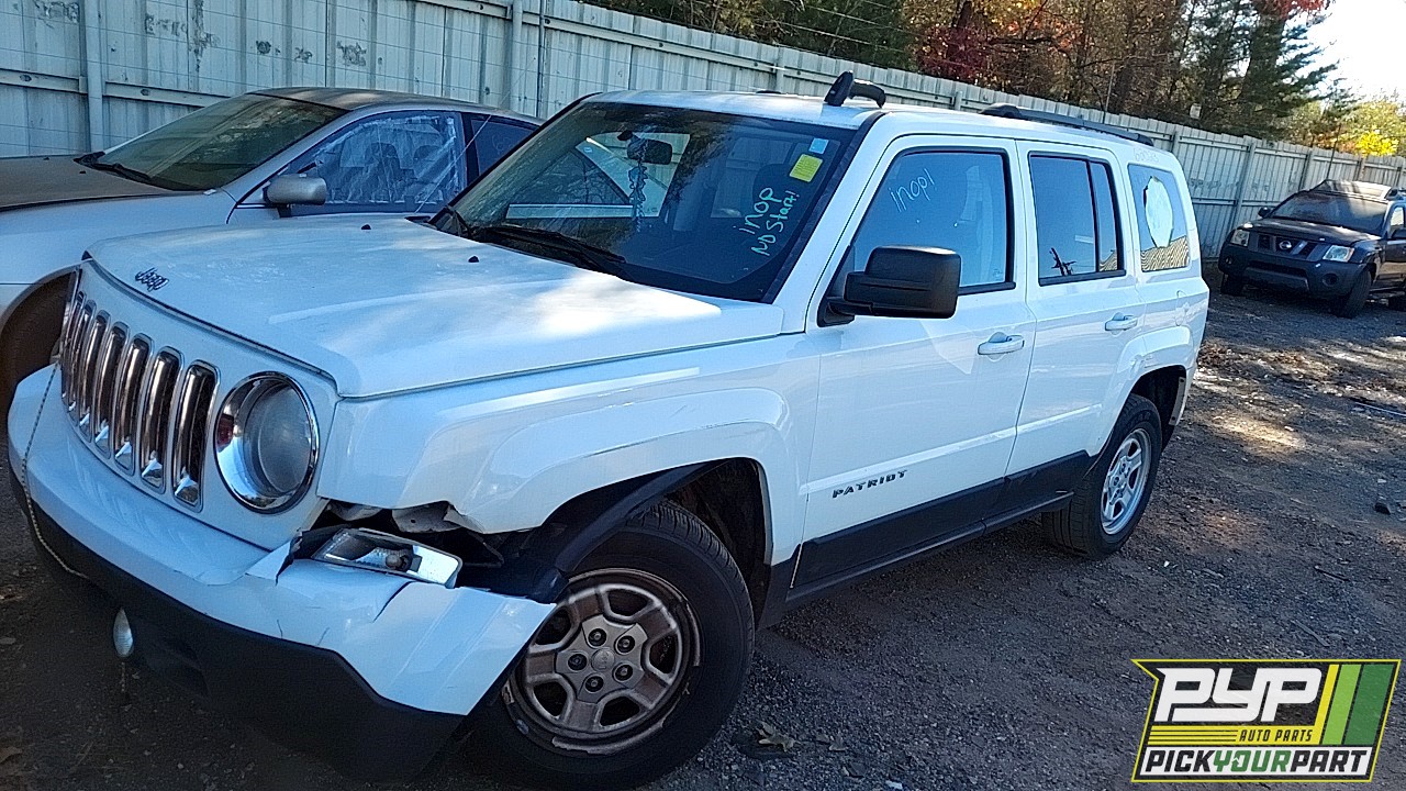 2014 JEEP PATRIOT partes disponibles