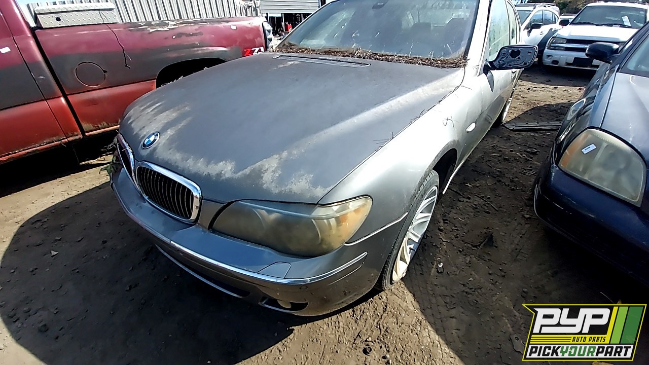 2006 BMW 750LI partes disponibles