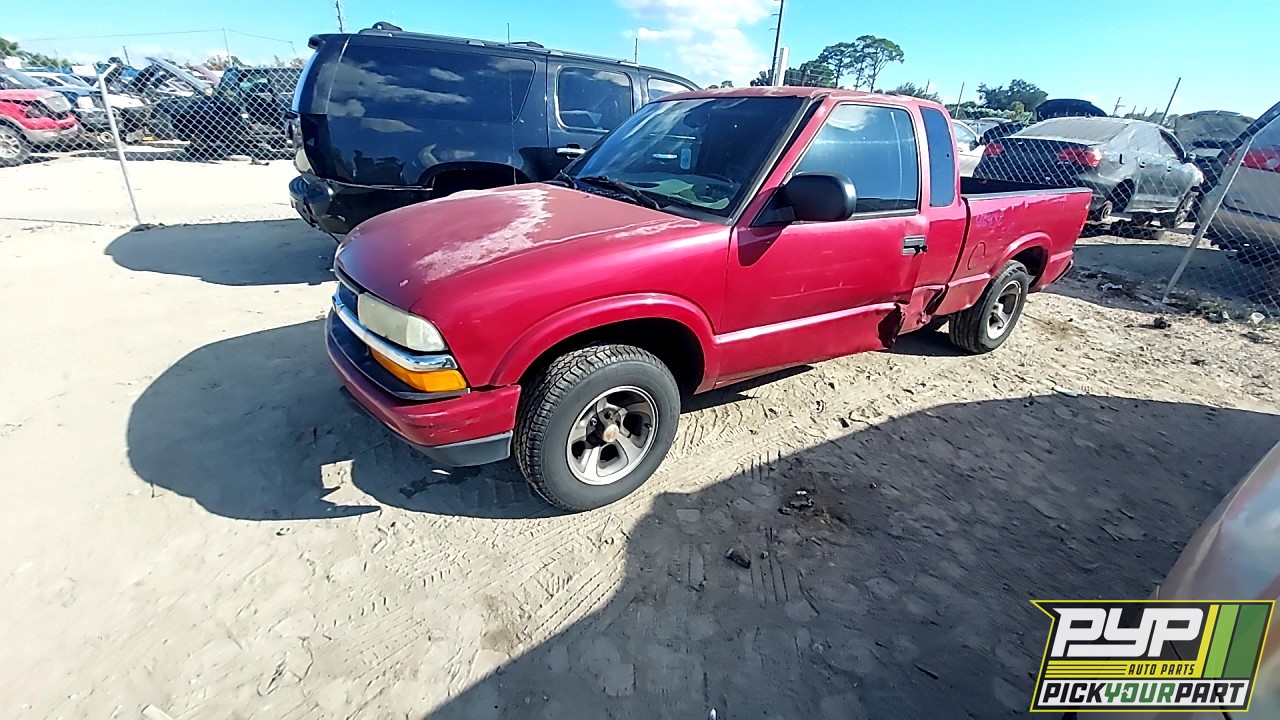 2002 CHEVROLET S10 partes disponibles