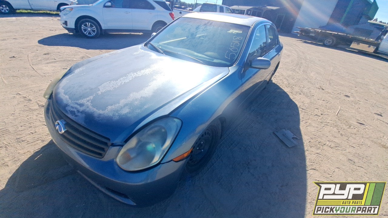 2005 INFINITI G35 partes disponibles