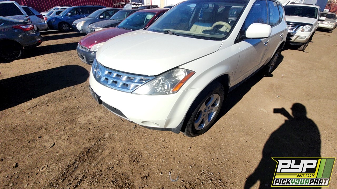 2003 NISSAN MURANO partes disponibles