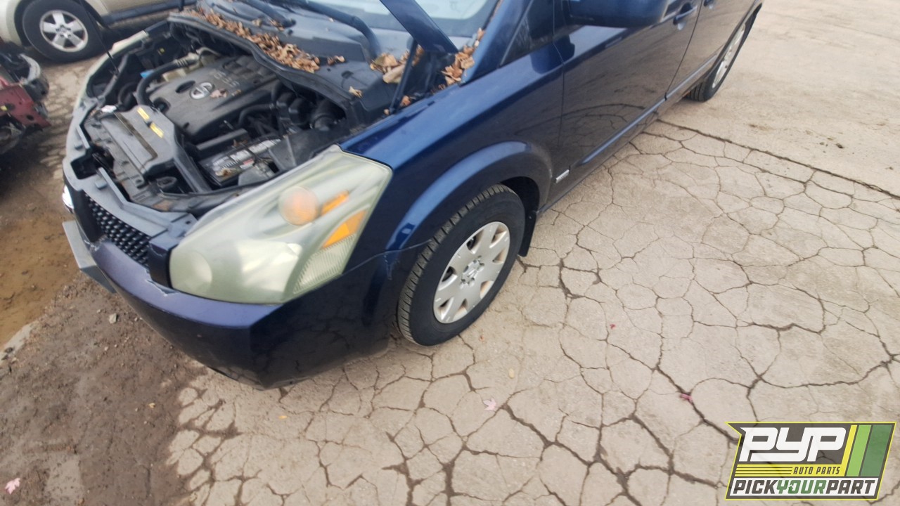 2006 NISSAN QUEST partes disponibles