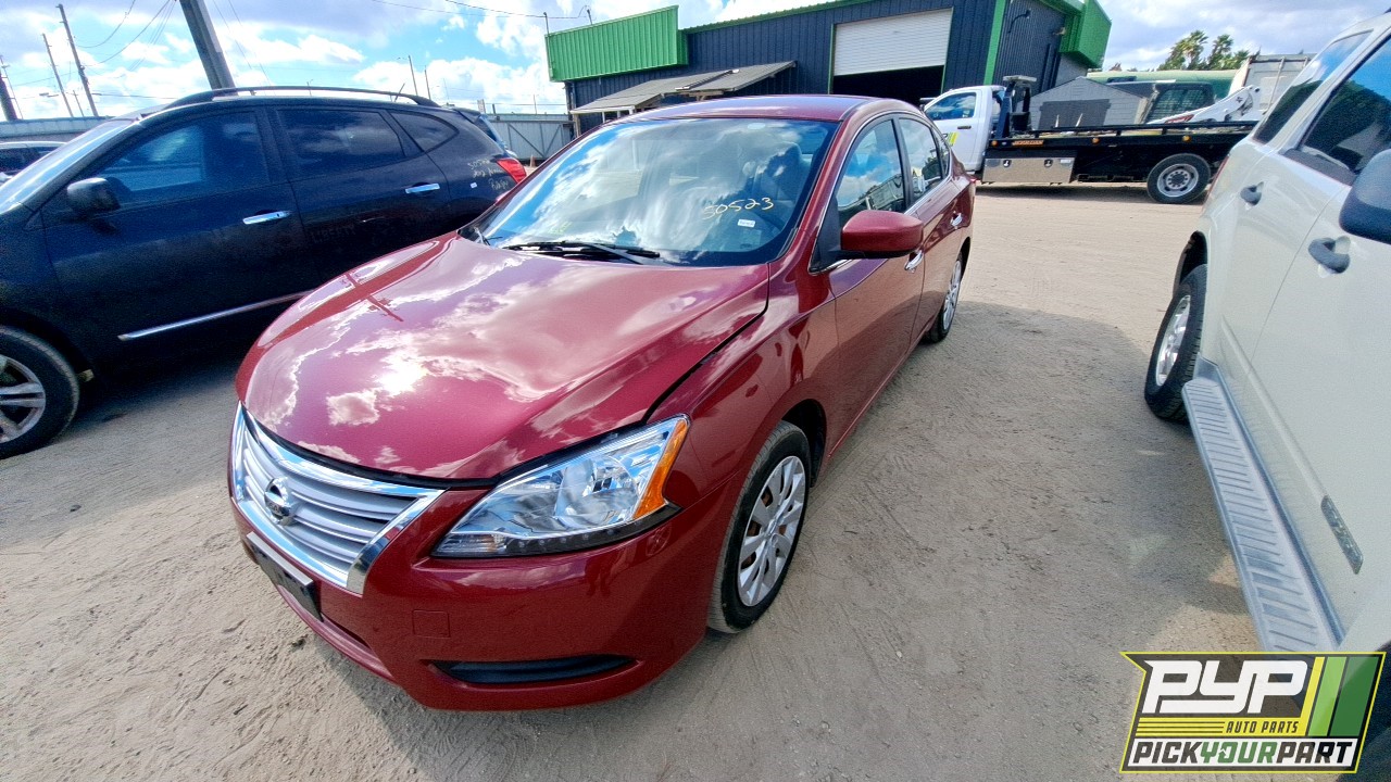 2013 NISSAN SENTRA partes disponibles