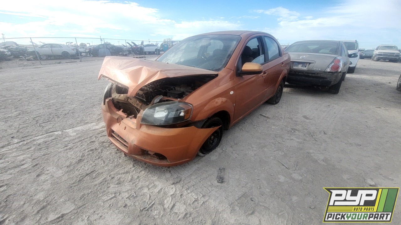 2008 CHEVROLET AVEO partes disponibles