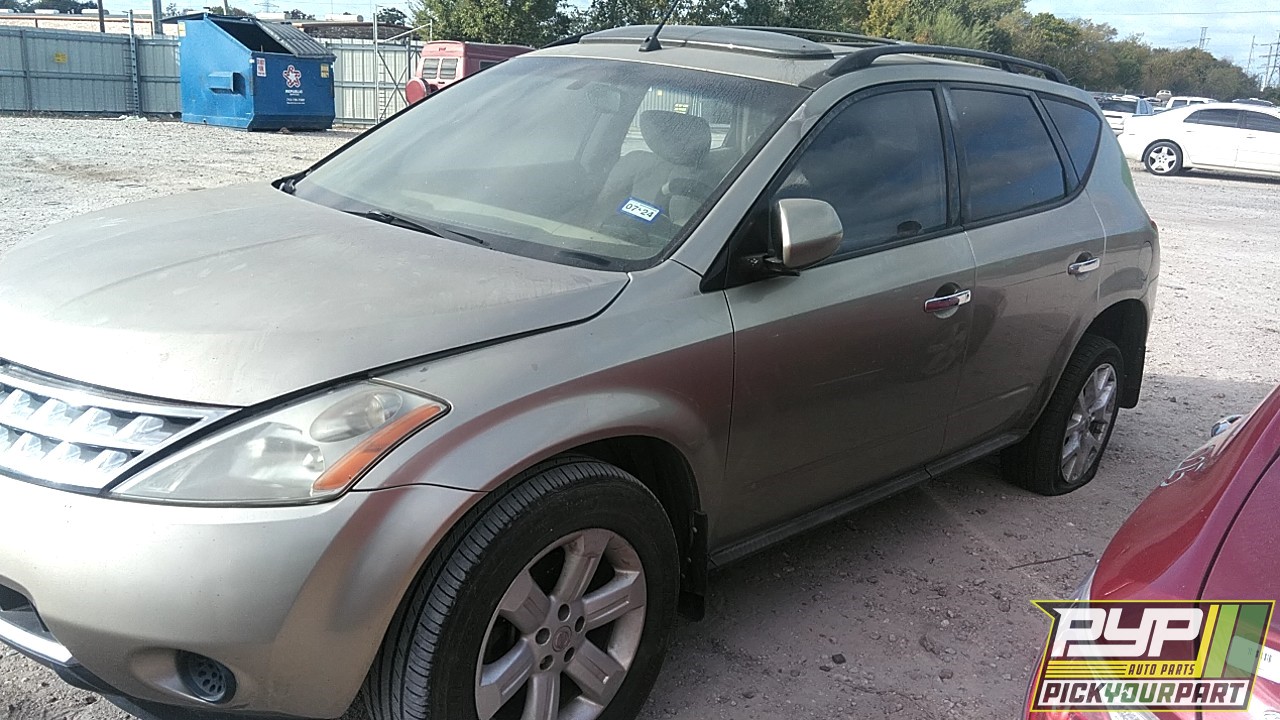 2007 NISSAN MURANO partes disponibles