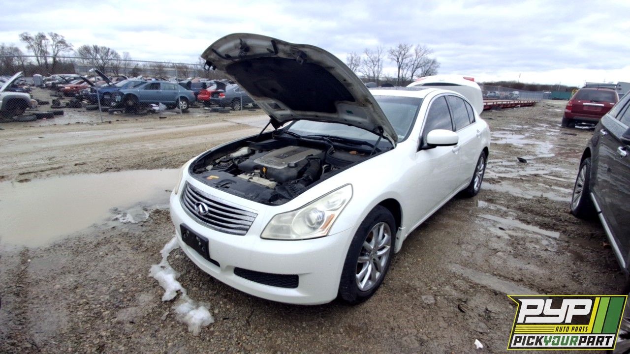 2008 INFINITI G35 partes disponibles