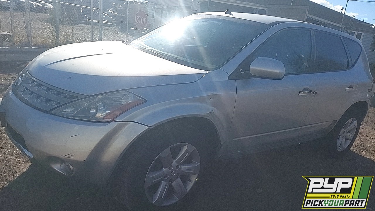2007 NISSAN MURANO partes disponibles