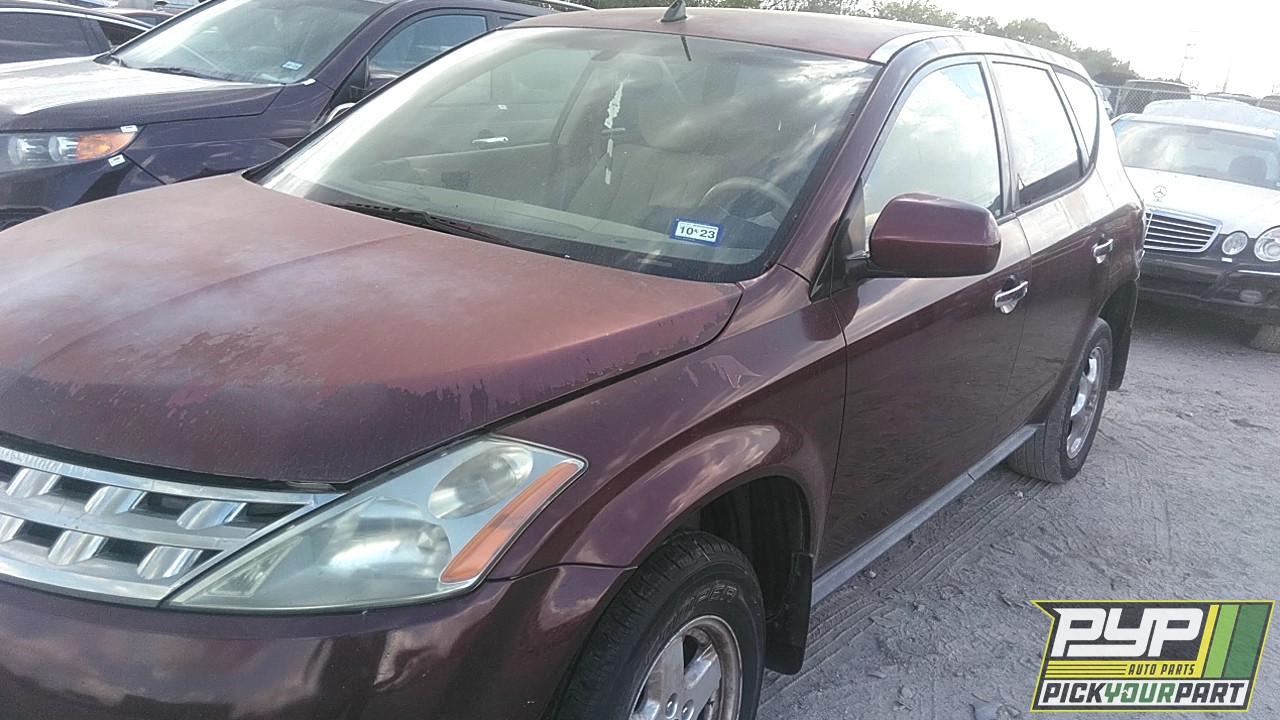 2005 NISSAN MURANO partes disponibles