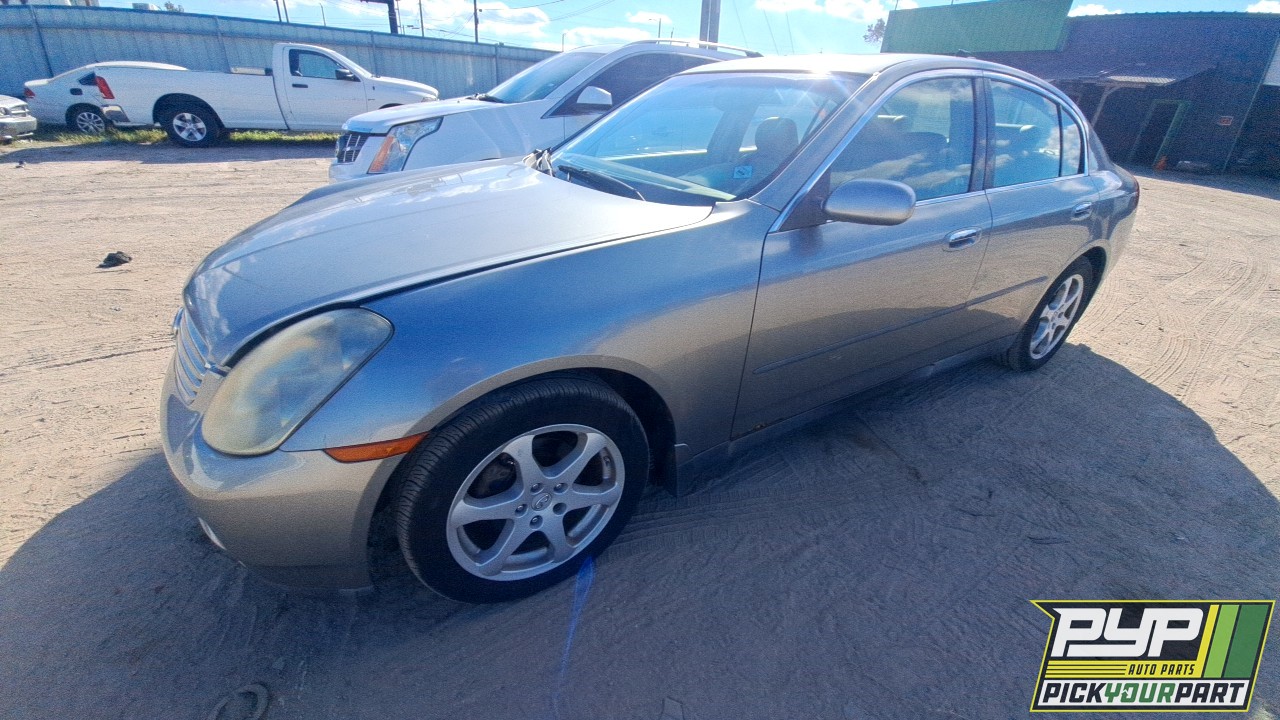 2004 INFINITI G35 partes disponibles