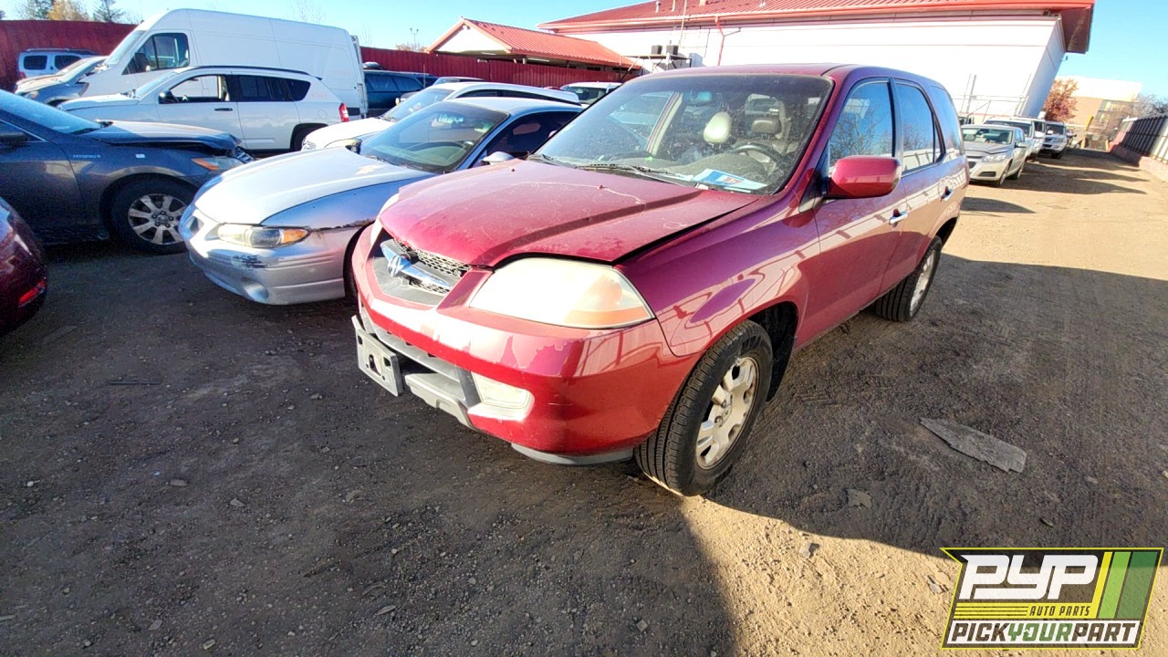 2002 ACURA MDX partes disponibles