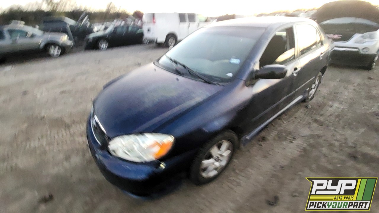 2007 TOYOTA COROLLA partes disponibles