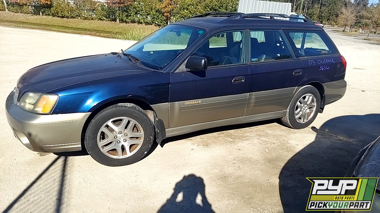 2003 SUBARU OUTBACK partes disponibles
