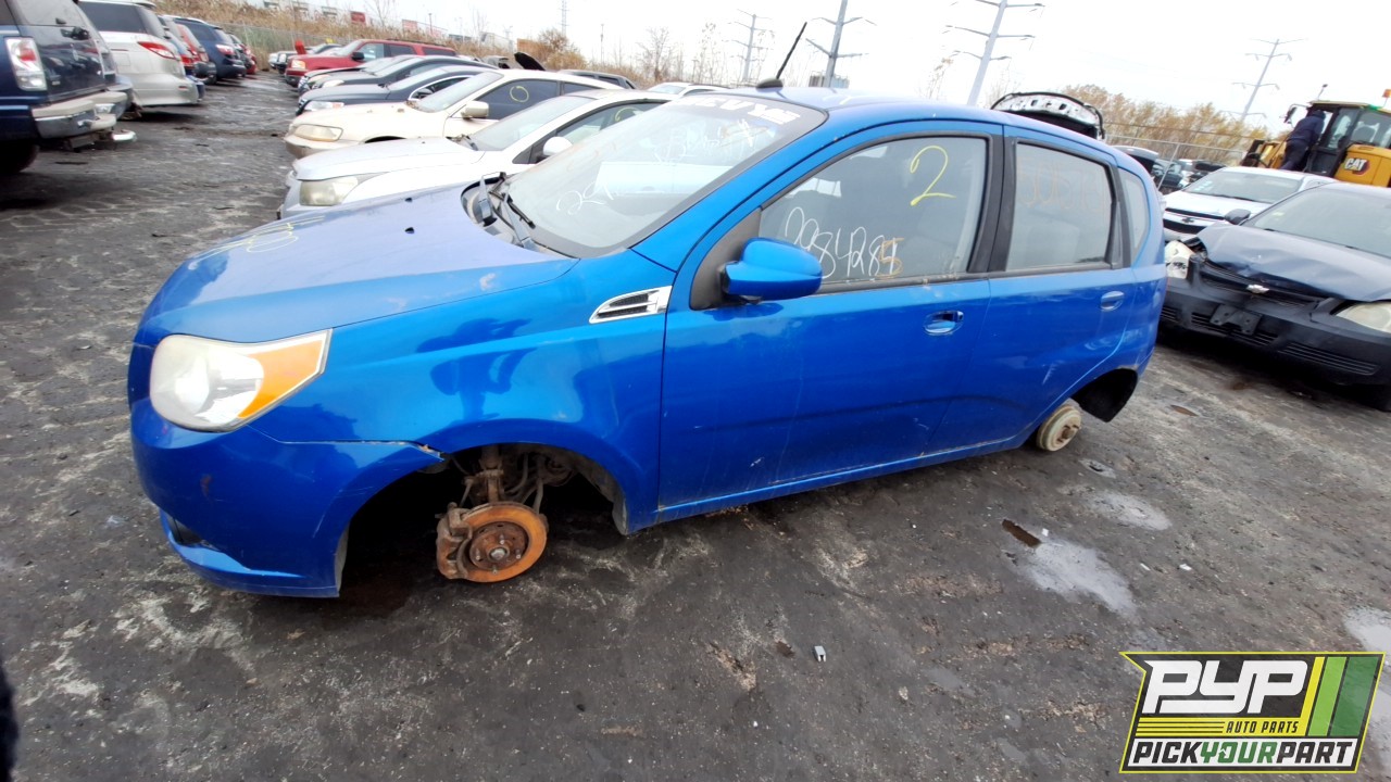 2010 CHEVROLET AVEO5 partes disponibles
