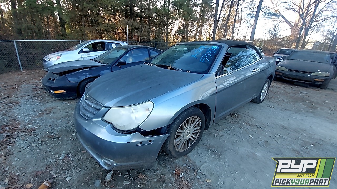 2009 CHRYSLER SEBRING partes disponibles