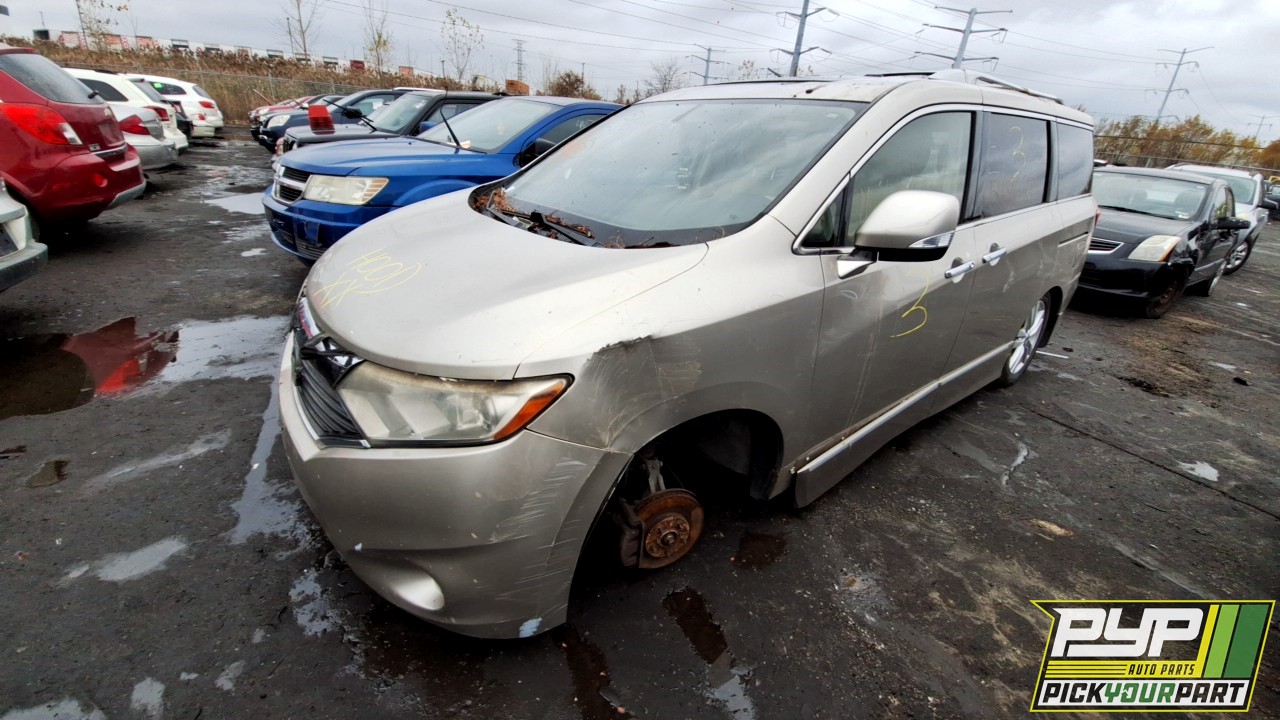2012 NISSAN QUEST available for parts