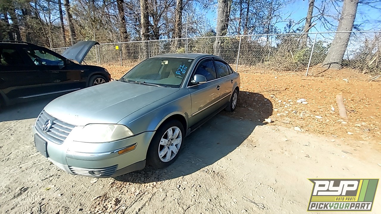 2005 VOLKSWAGEN PASSAT partes disponibles